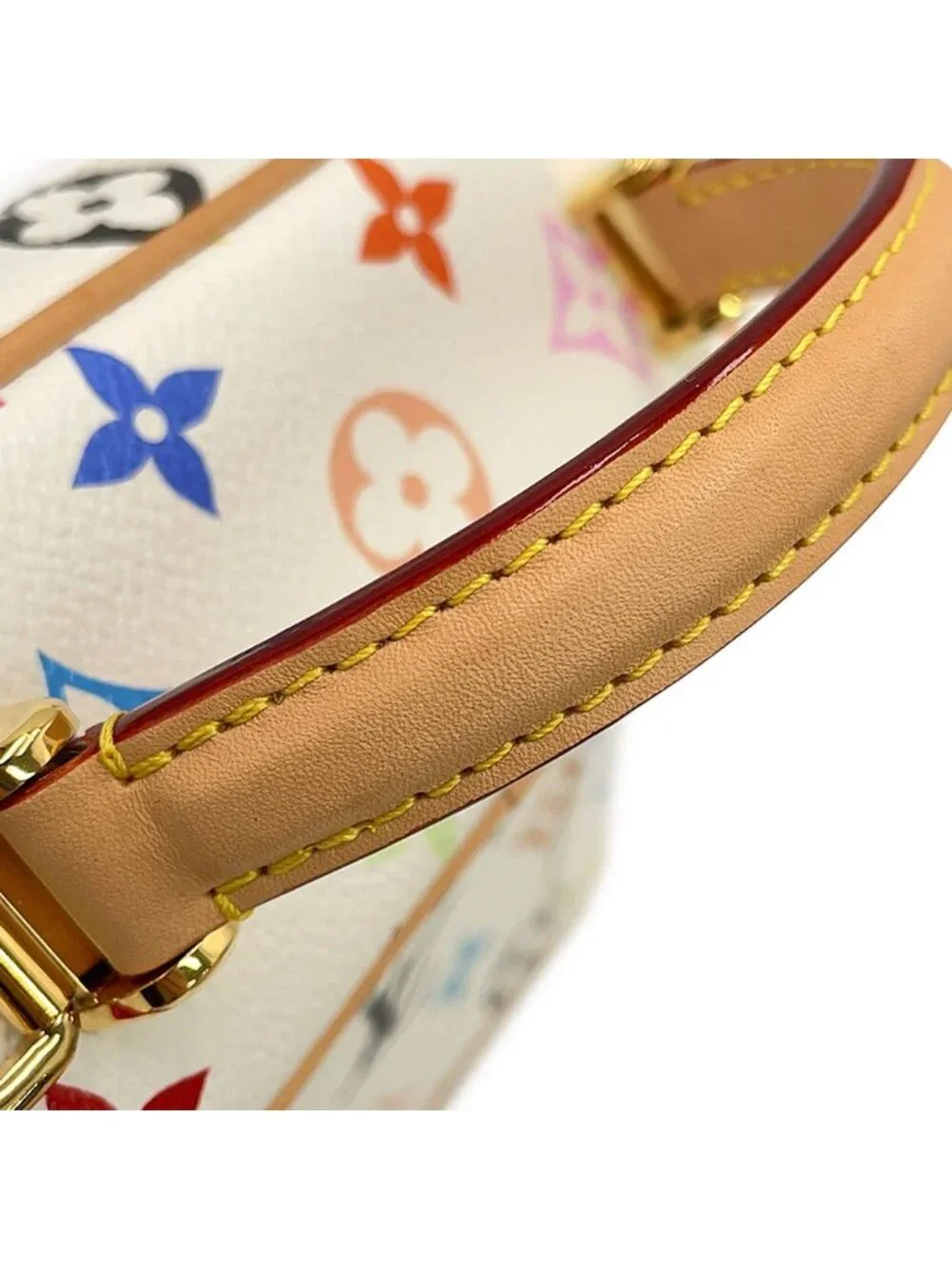 Louis Vuitton Handbag Monogram Multicolor LV Takashi Murakami Vanity Chain